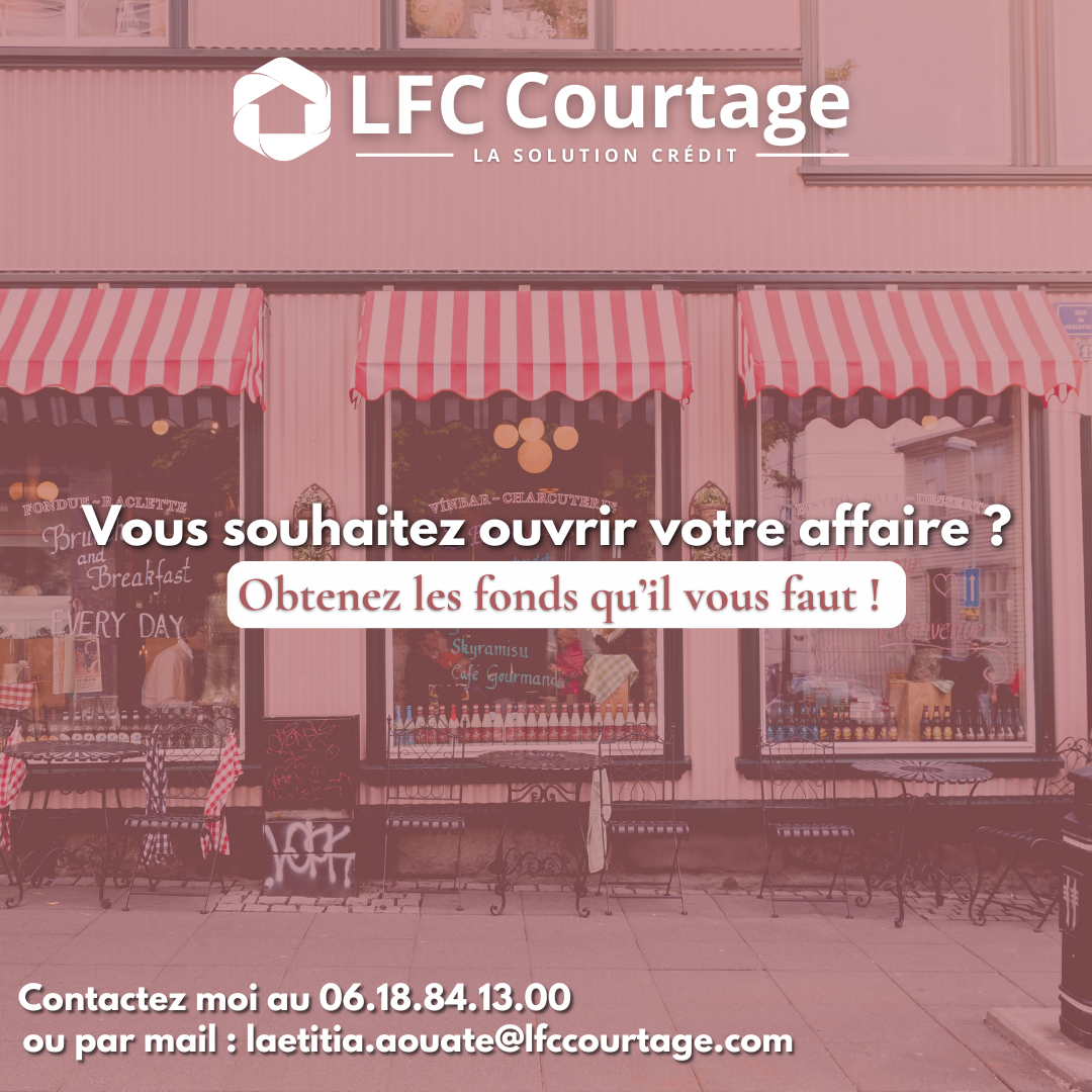 fond de commerce financement courtage